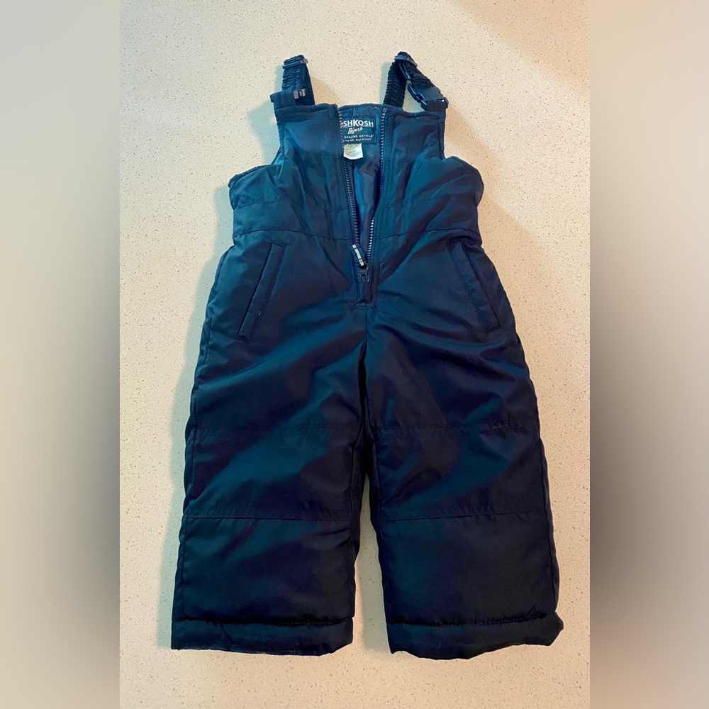 12M OshKosh B’gosh Black Snowpants